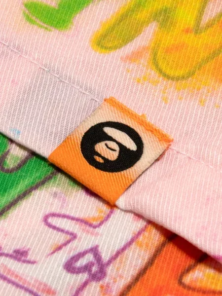 Cămașă Aape By A Bathing Ape cu imagine roz