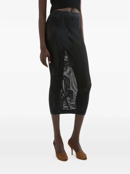 Fustă midi Maccapani negru