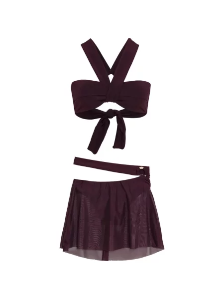 Bikini Amir Slama plasă violet
