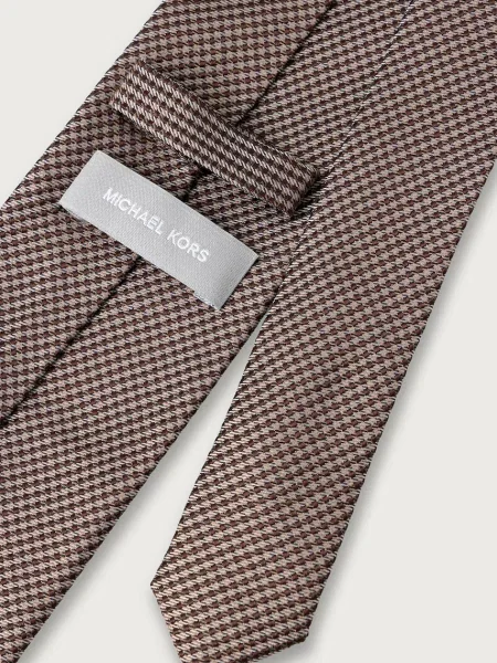Michael Kors cravată pentru bărbați de mătase maro