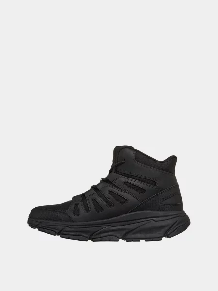 Кожаные ботинки Skechers черные