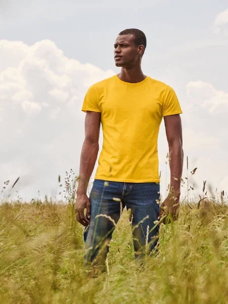 Tricou Fruit Of The Loom galben