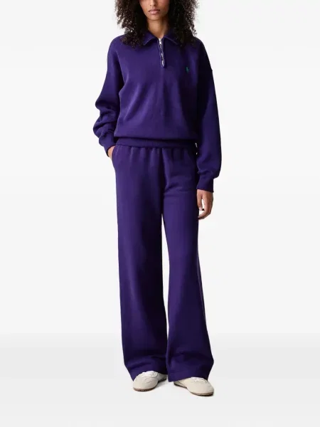 Hanorac cu fermoar Polo Ralph Lauren violet