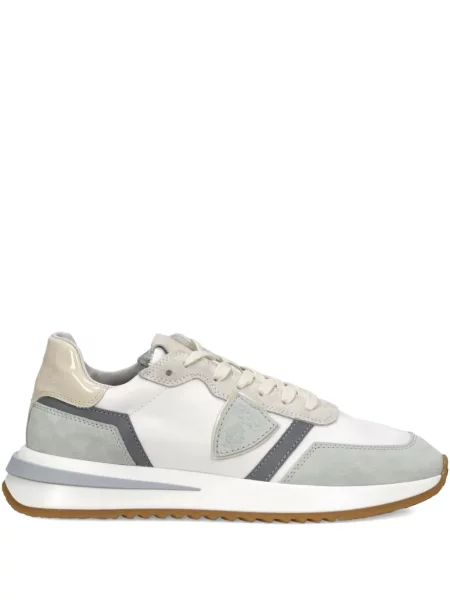 Sneakerși Philippe Model Paris din piele de căprioară gri