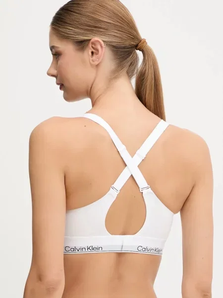 Calvin Klein Underwear braletka s bavlnou bílá