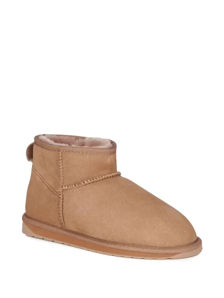 Κιλότα Emu Australia slip-on από δέρμα προβάτου καφέ