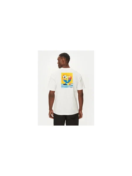 Adidas Póló Lounge Still Life Bowl Graphic Regular Fit fehér