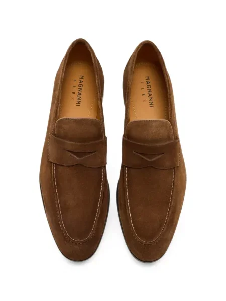 Semišové loafers Magnanni hnědé