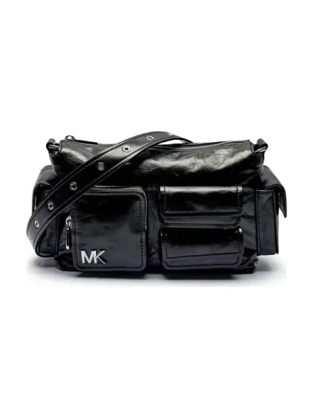 Bőr bőr táska Michael Kors fekete