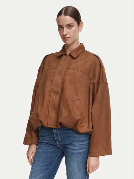 VERO MODA Prijelazna jakna VMHAZEL karamela smeđa