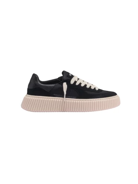 Sneakersy Rhun skórzane czarne
