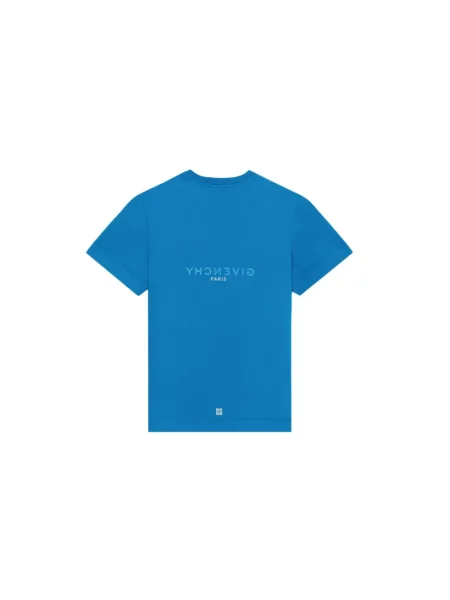 Koszulka Givenchy z logo niebieska