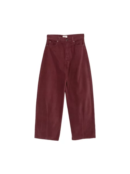 Spodnie Weekend Max Mara czerwone