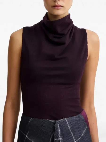 Top Smythe fără mâneci violet