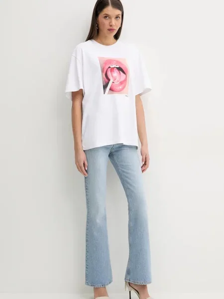 Джинси Fiorucci Faded Heart Pocket Flared Jeans висока посадка