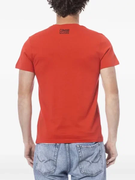 Tricou Cavalli Class cu imagine roșu