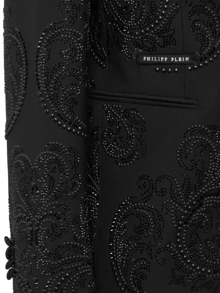 Sacou Philipp Plein cu mărgele negru