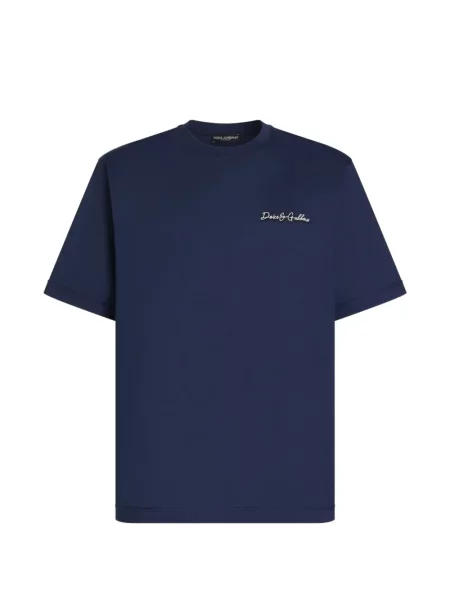 Tricou Dolce & Gabbana cu autograf albastru
