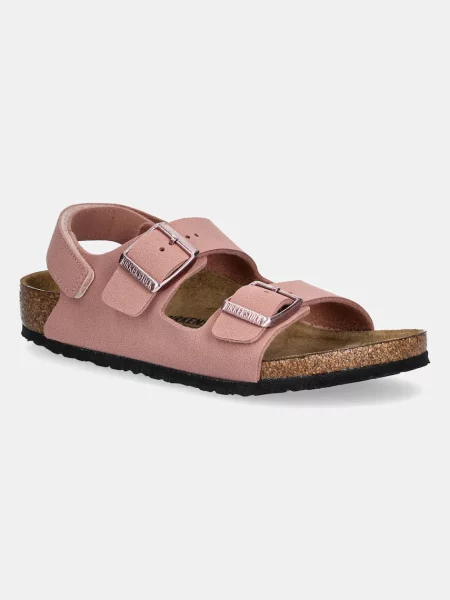 Birkenstock Detské sandále Milano ružová