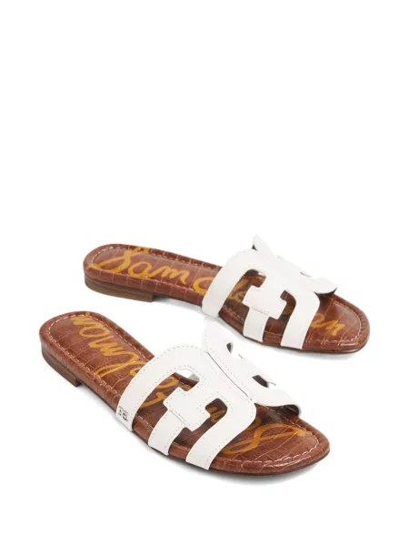 Sandale Sam Edelman fără toc alb