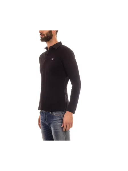 Koszulka polo Armani Jeans czarna