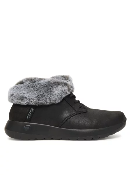 Polokozačky Skechers černé