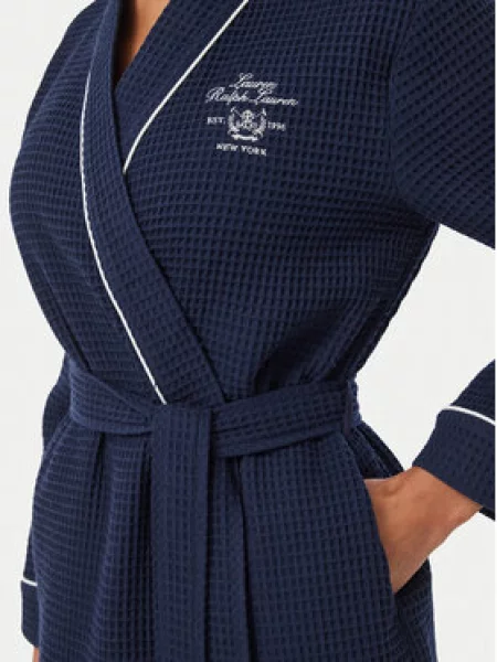 Lauren Ralph Lauren Krátky župan námornícka modrá biela