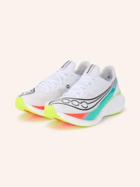 Saucony Běžecké Boty Endorphin Pro 5 / neonově tyrkysová / černá bílá