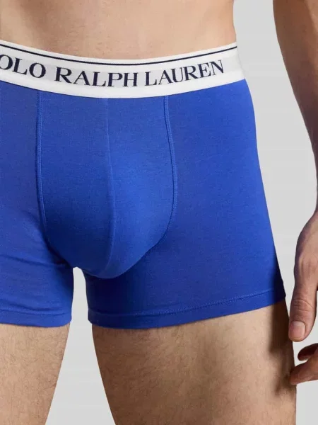Majtki & obcisłe bokserki z mieszanka bawełny model CLSSIC PACK' Polo Ralph Lauren Underwear błękitne