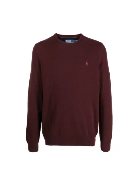 Sweter Polo Ralph Lauren wełniany brązowy