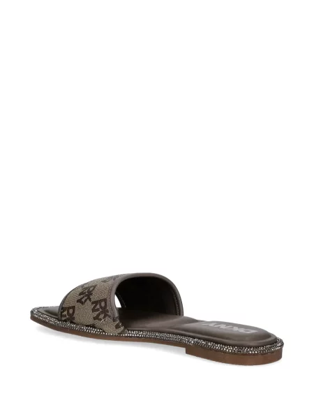 Sandale Dkny fără toc maro