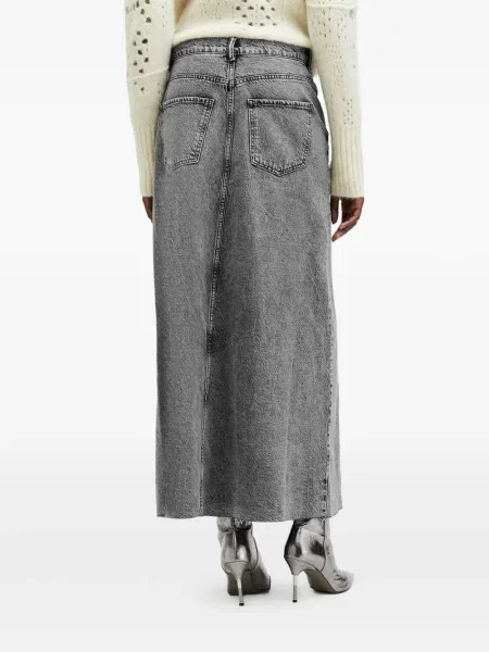 Fusta maxi Allsaints negru