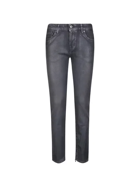 Blugi skinny 7 For All Mankind skinny fit gri
