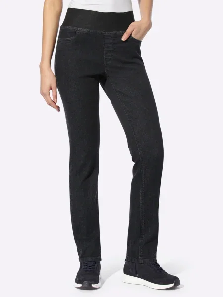 Heine Jeans denim negru