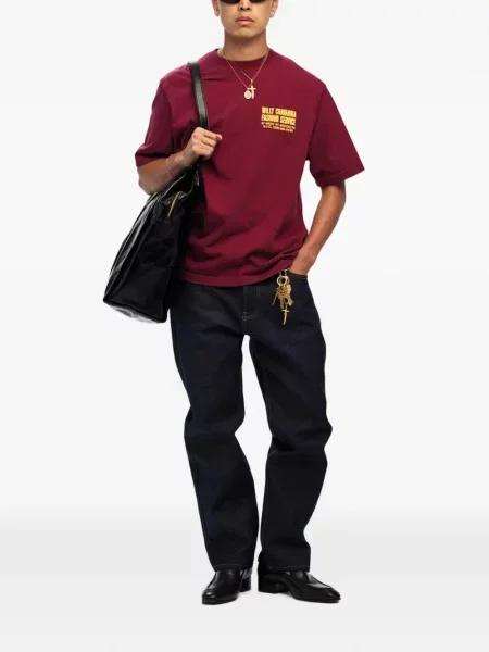 Tricou Willy Chavarria cu imagine roșu