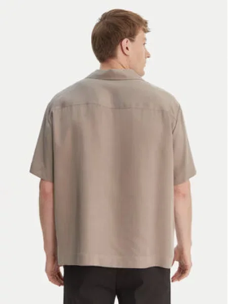 HUGO Marškiniai Espino Oversize smėlio