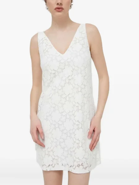 Rochie Desigual cu model floral din dantelă de costum alb
