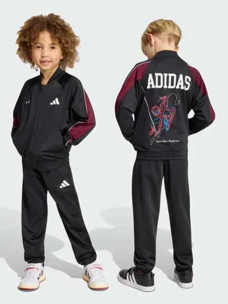 Дитячий Спортивний костюм adidas перероблений чорний