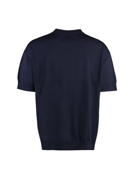 Sweter Jil Sander wełniany niebieski