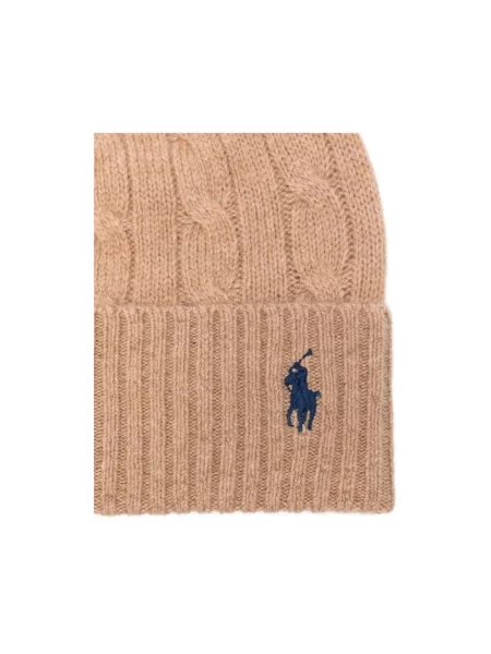 Czapka Ralph Lauren brązowa