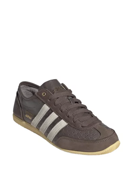 Sneakerși Adidas cu șireturi din dantelă maro