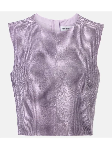 Top Self-portrait violet