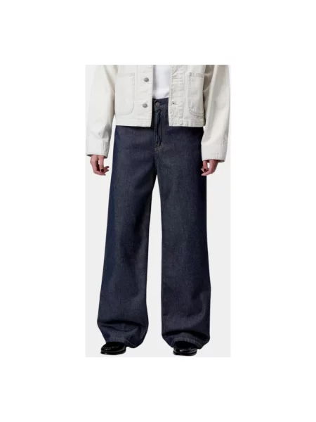 Jeansy Carhartt Wip niebieskie