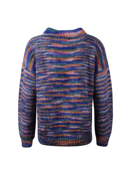 Sweter Frantic w paski z paskiem