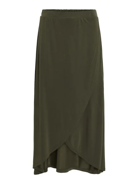 VILA Fustă VIMODALA închis verde