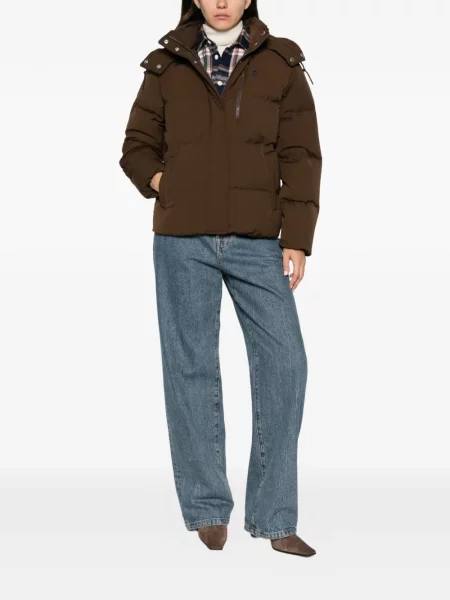 Striukė Polo Ralph Lauren su gobtuvu ruda