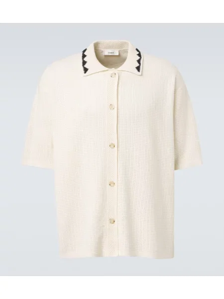 Tricou Commas cu broderie bej