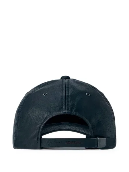 Șapcă Yohji Yamamoto din piele negru