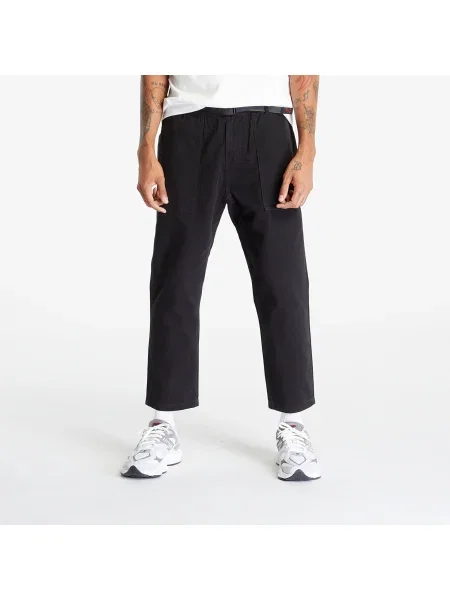 Gramicci pantaloni de Loose Tapered Pant bej lat medium waist negru