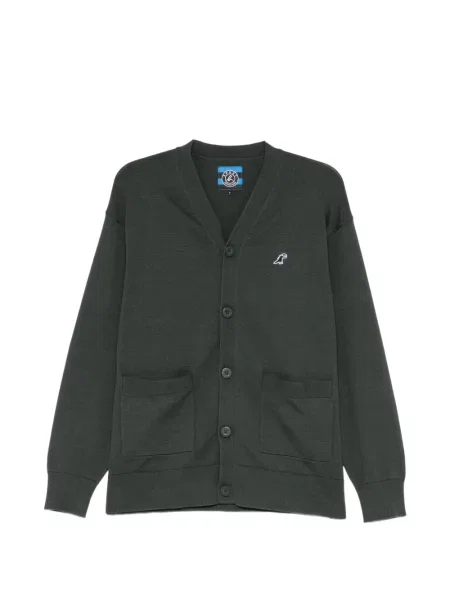 Cardigan Sport B. By Agnès B. cu broderie gri